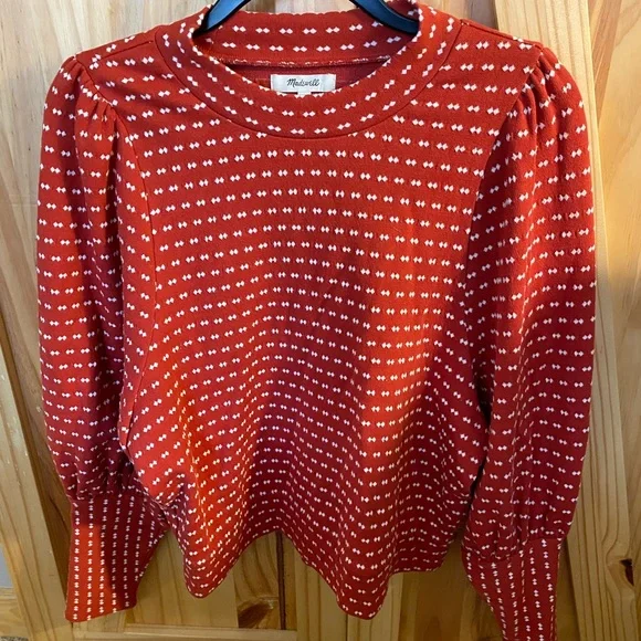 Women’s Madewell Orange Sweater - Picture 1 of 3